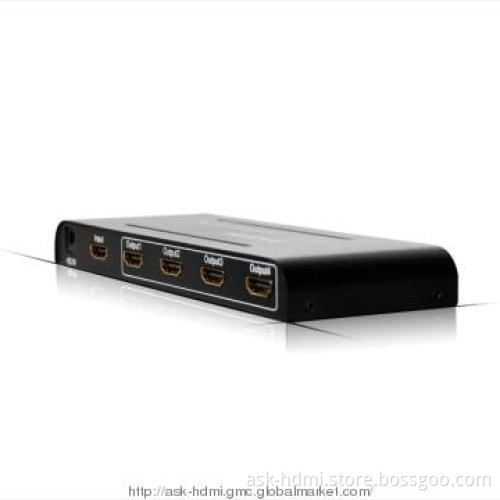 1.4version HDMI splitter 1x4 full 3D and 4kx2k resolution